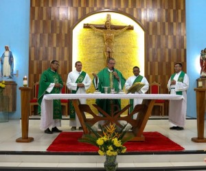 Posse do padre Everton Ferreira na paróquia Nossa Senhora das Graças, no Quinari